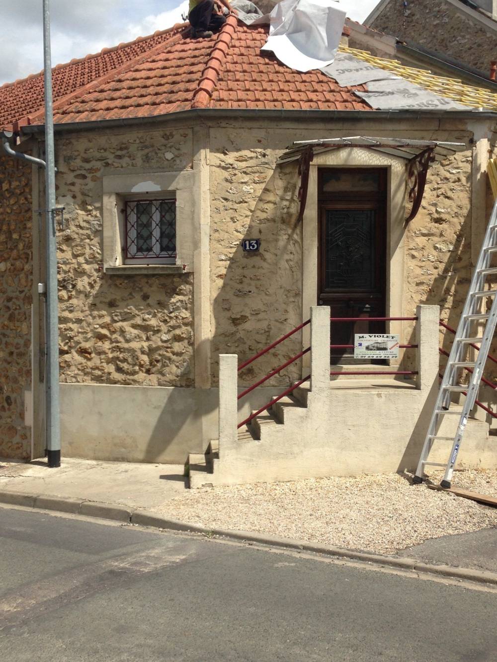 Chantier toiture