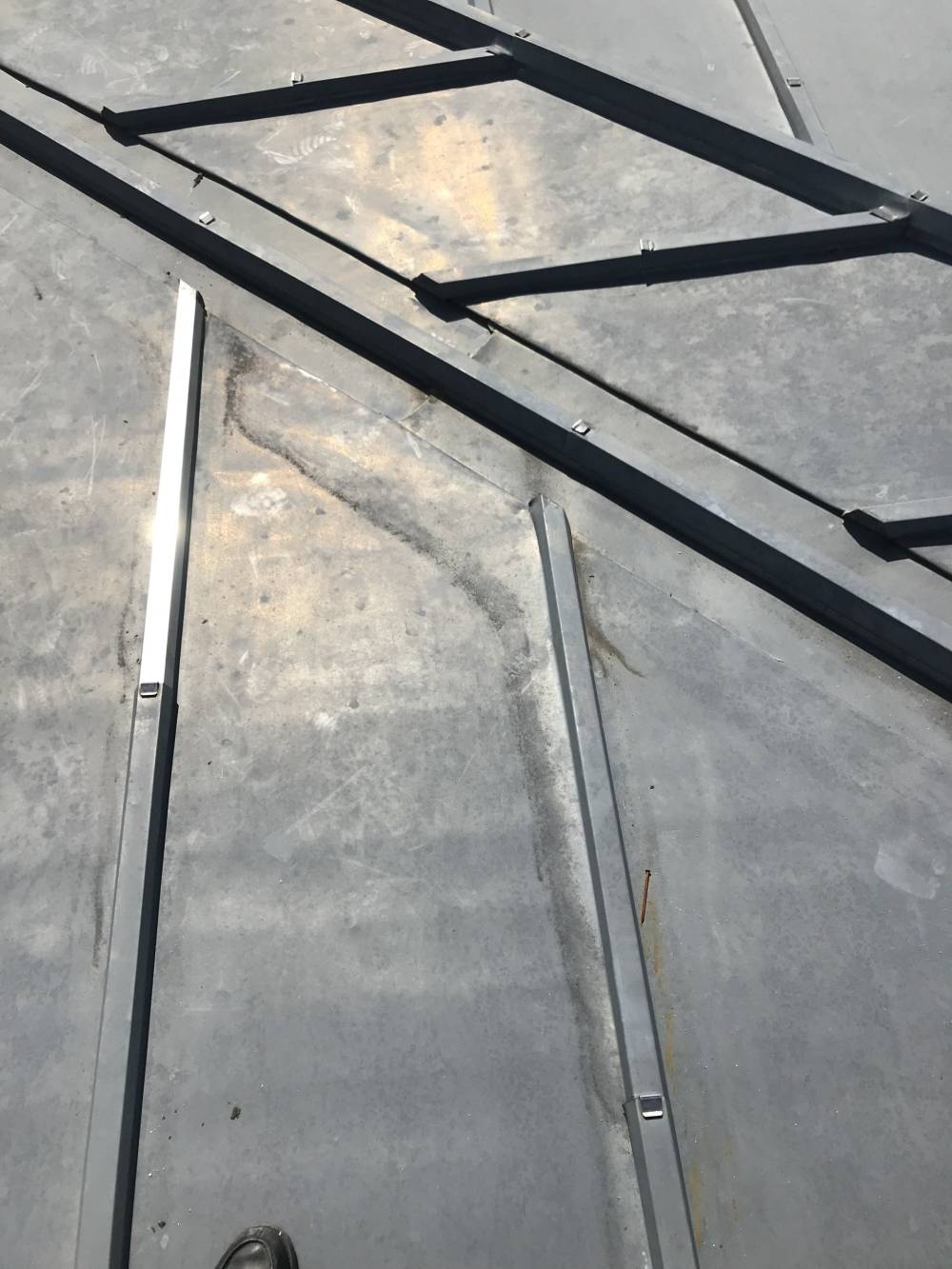 Gouttière et chéneau chantier